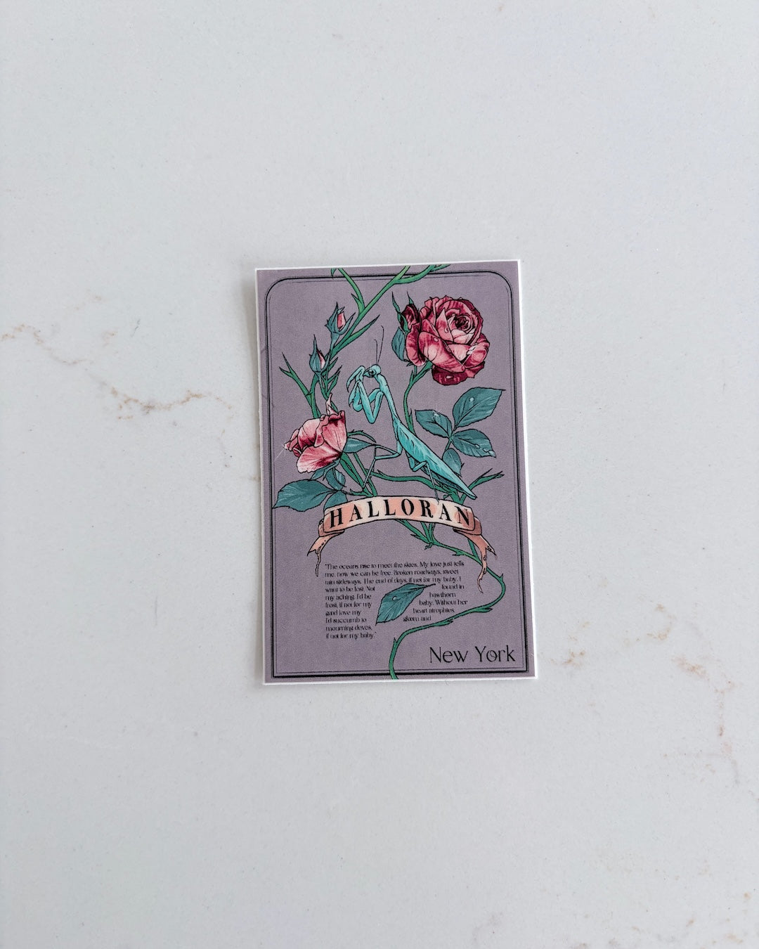Set of Halloran Tour Posters Sticker Pack