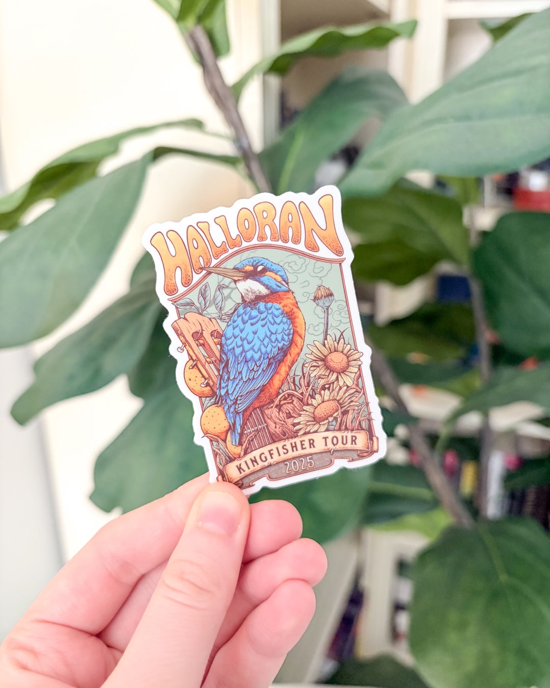 Set of Halloran Tour Posters Sticker Pack