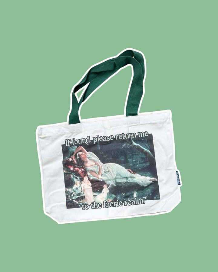 Return to the Faerie Realm Fine Art Tote Bag