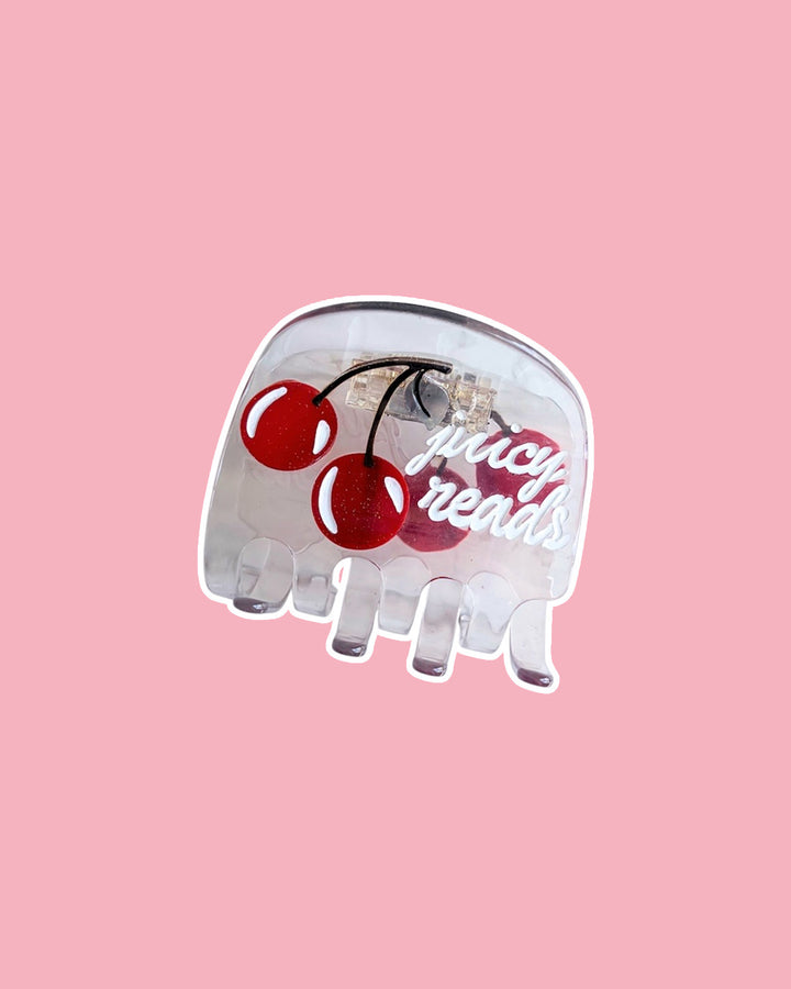 Juicy Reads Clear Hair Claw Clip
