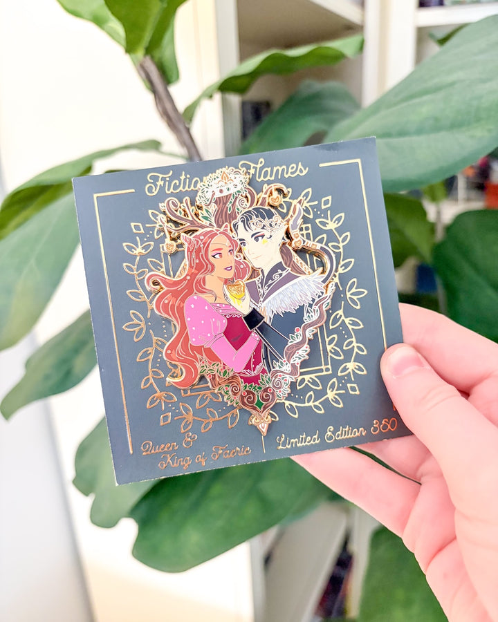 Queen &amp; King of Faerie Enamel Pin