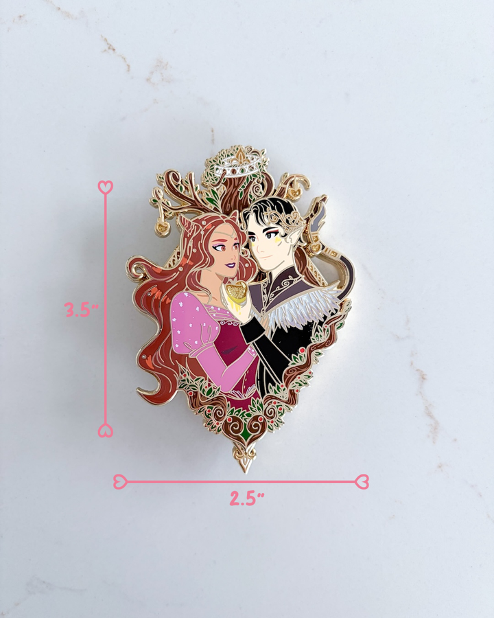 Queen &amp; King of Faerie Enamel Pin