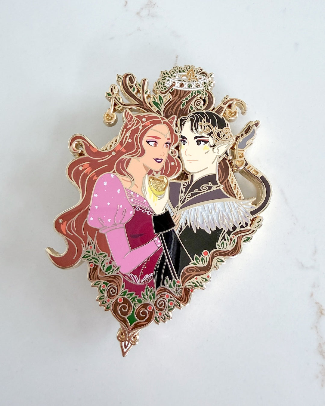 Queen &amp; King of Faerie Enamel Pin