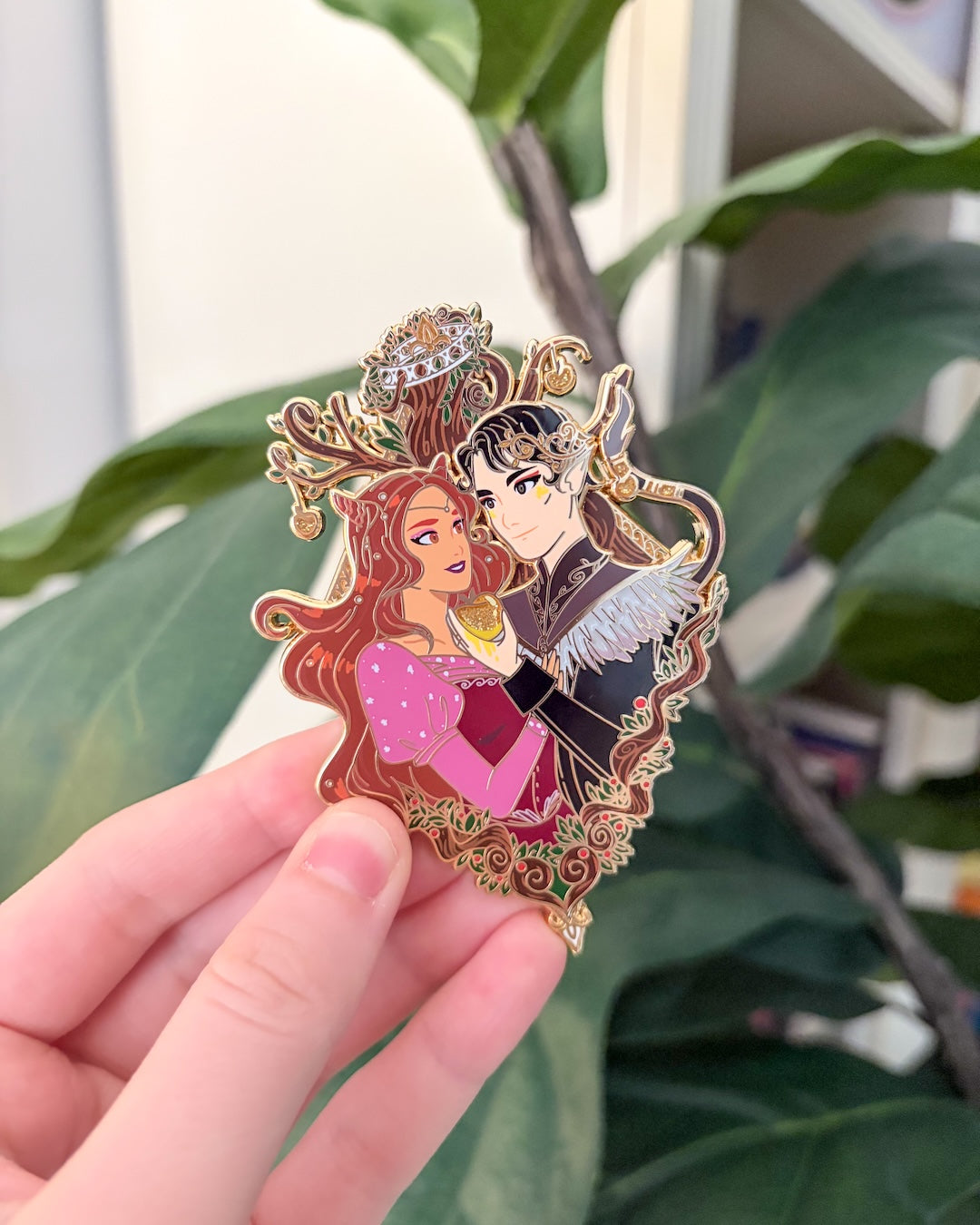 Queen &amp; King of Faerie Enamel Pin