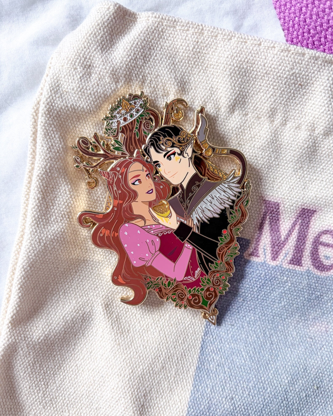 Queen &amp; King of Faerie Enamel Pin
