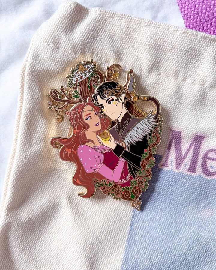 Queen &amp; King of Faerie Enamel Pin