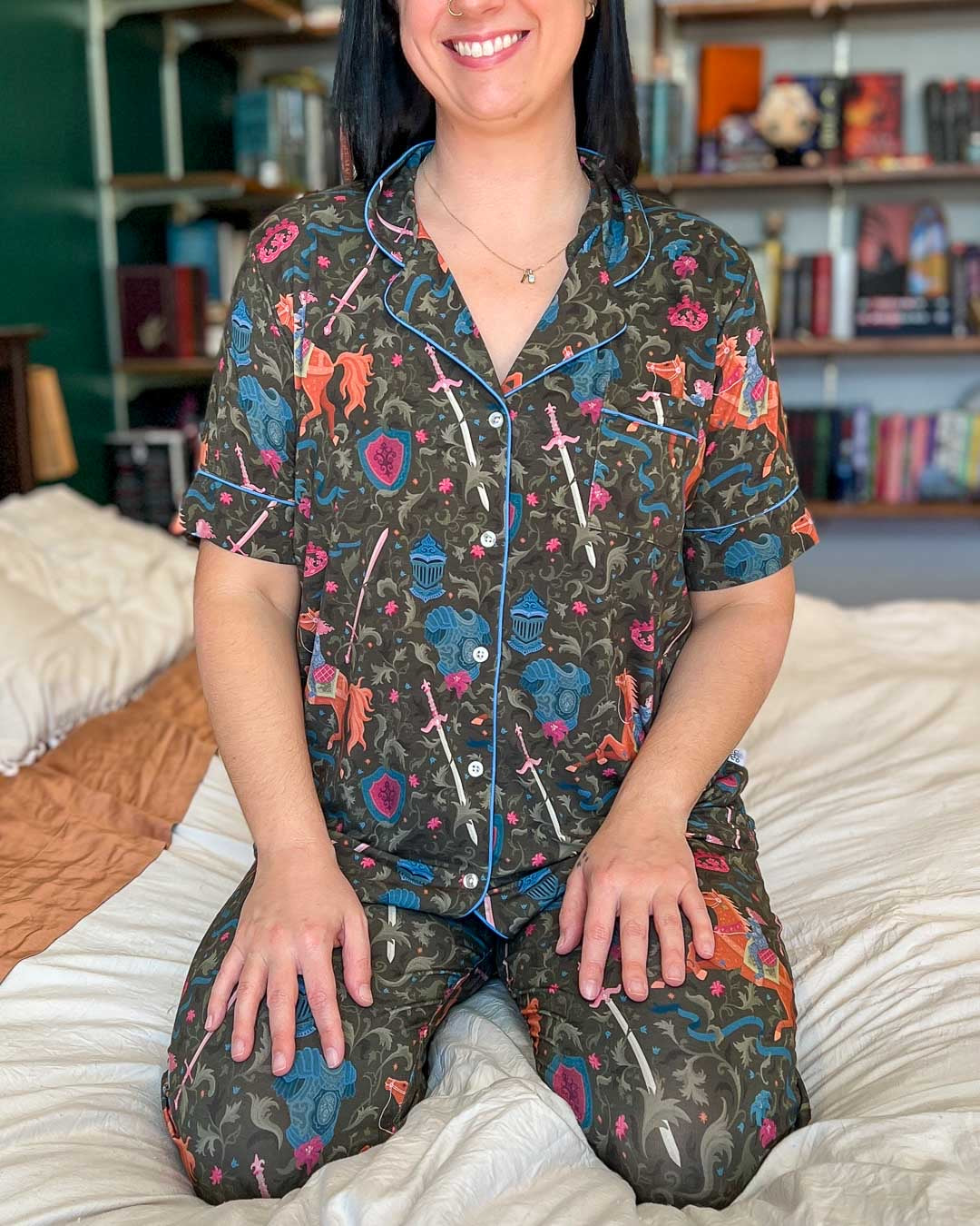Lady Knight Bamboo Pajama Set – Long Pants
