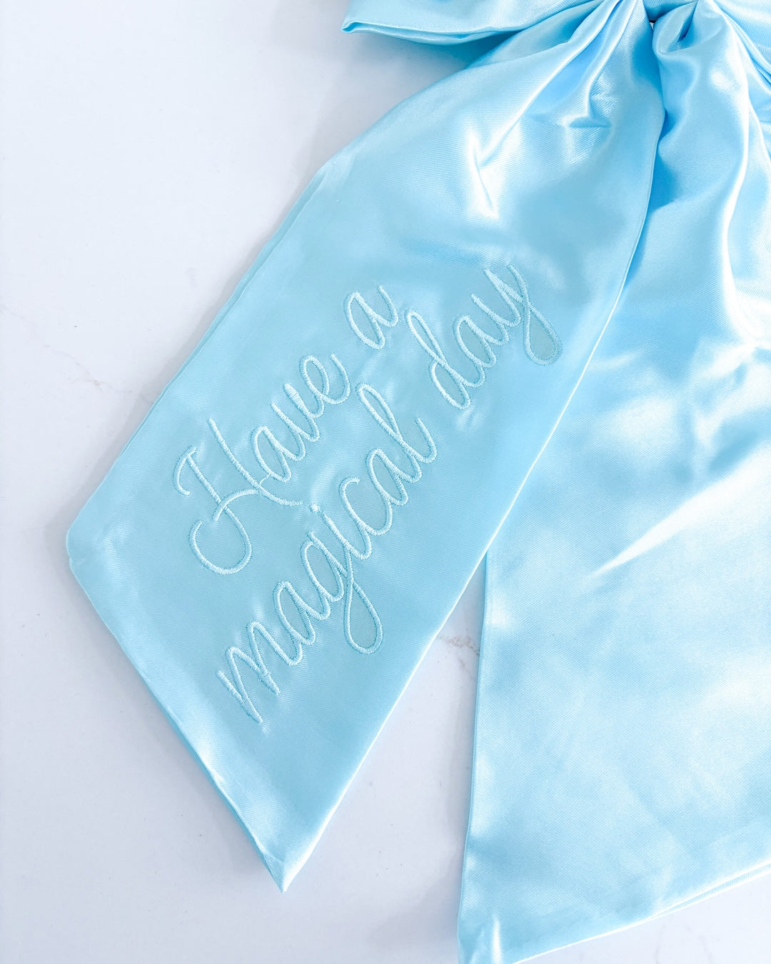 Magical Day Satin Hair Bow Clip