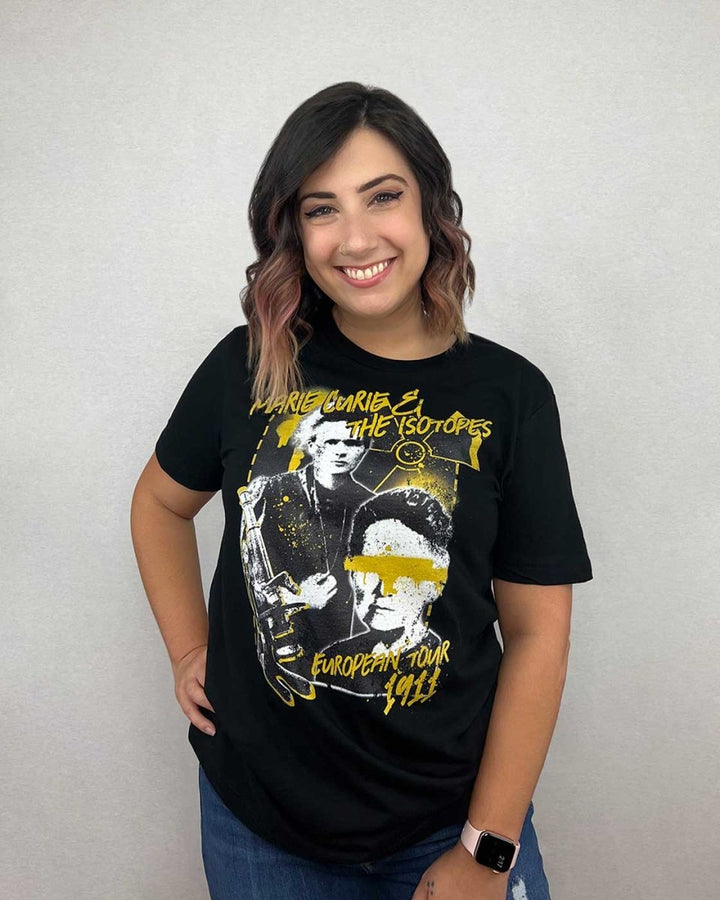 Love on the Brain shirt featuring a tour poster design for &