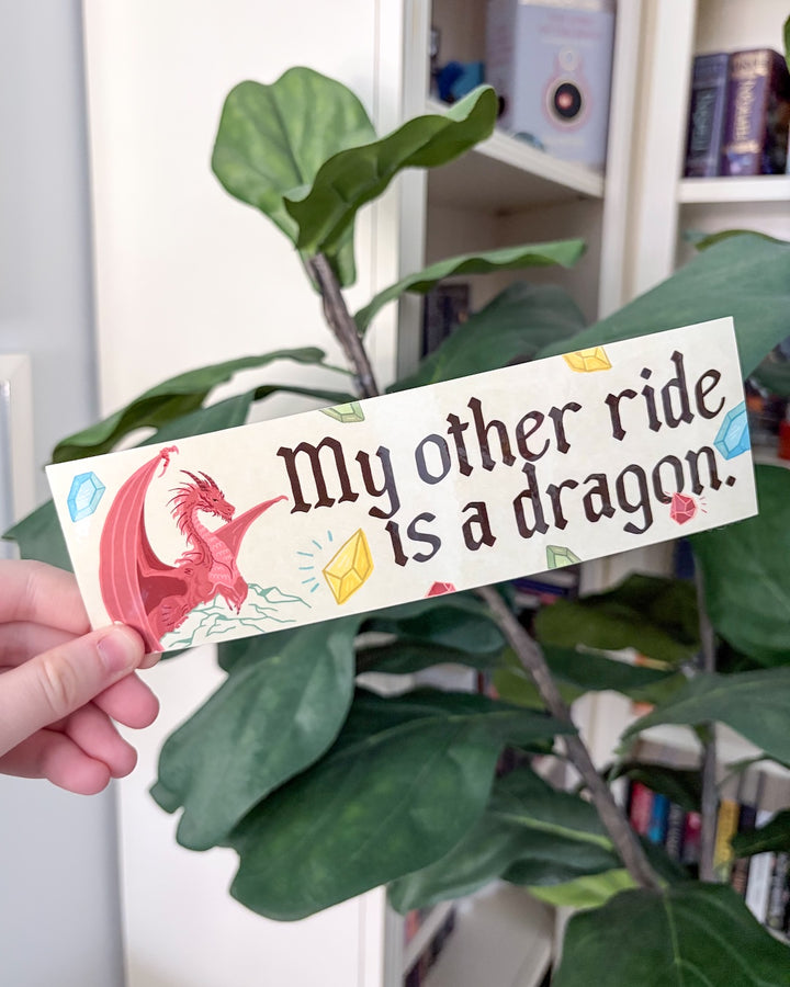 My Other Ride is a Dragon Bumper Sticker