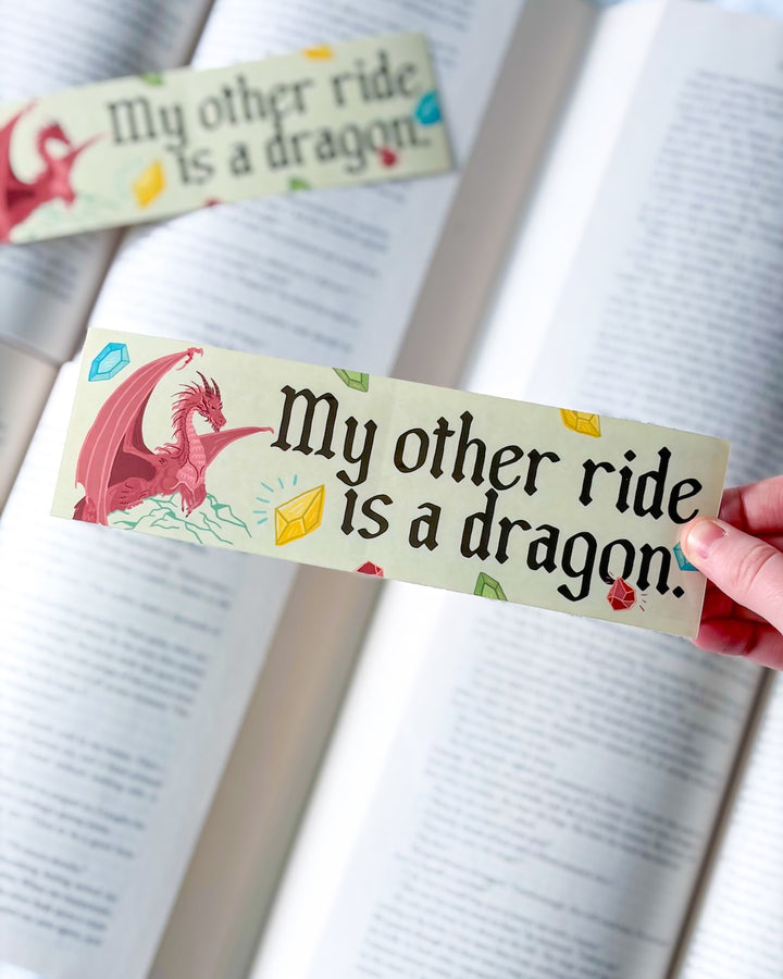 My Other Ride is a Dragon Bumper Sticker