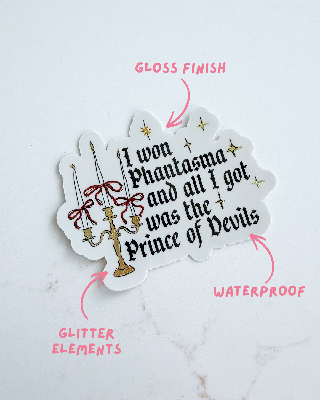 Phantasma Glitter Sticker