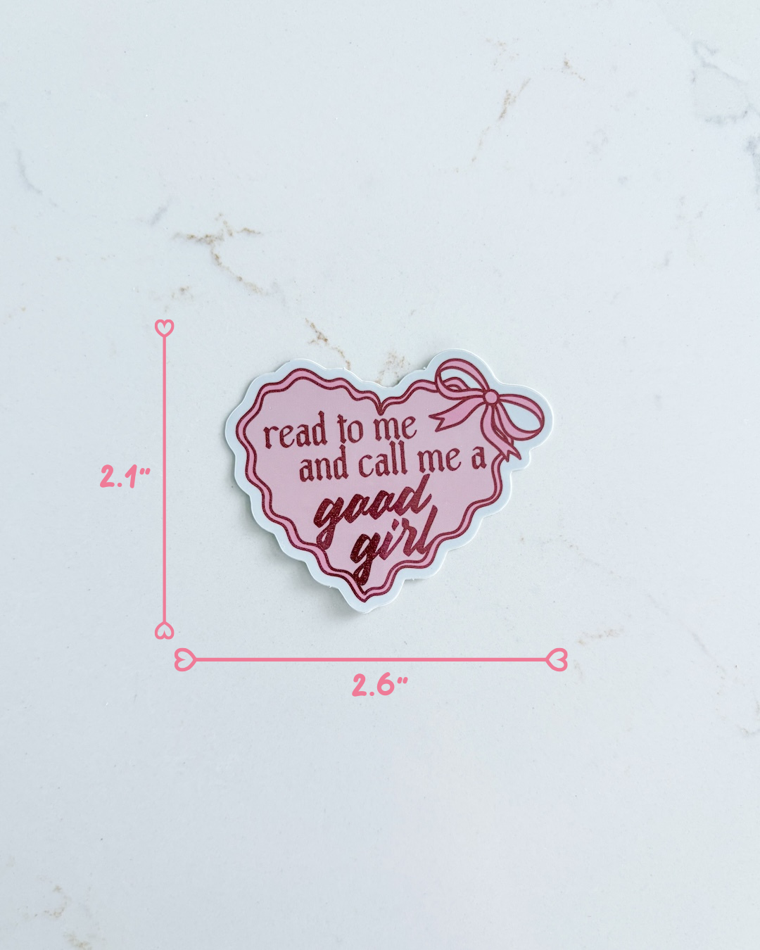 Read to Me Glitter Sticker