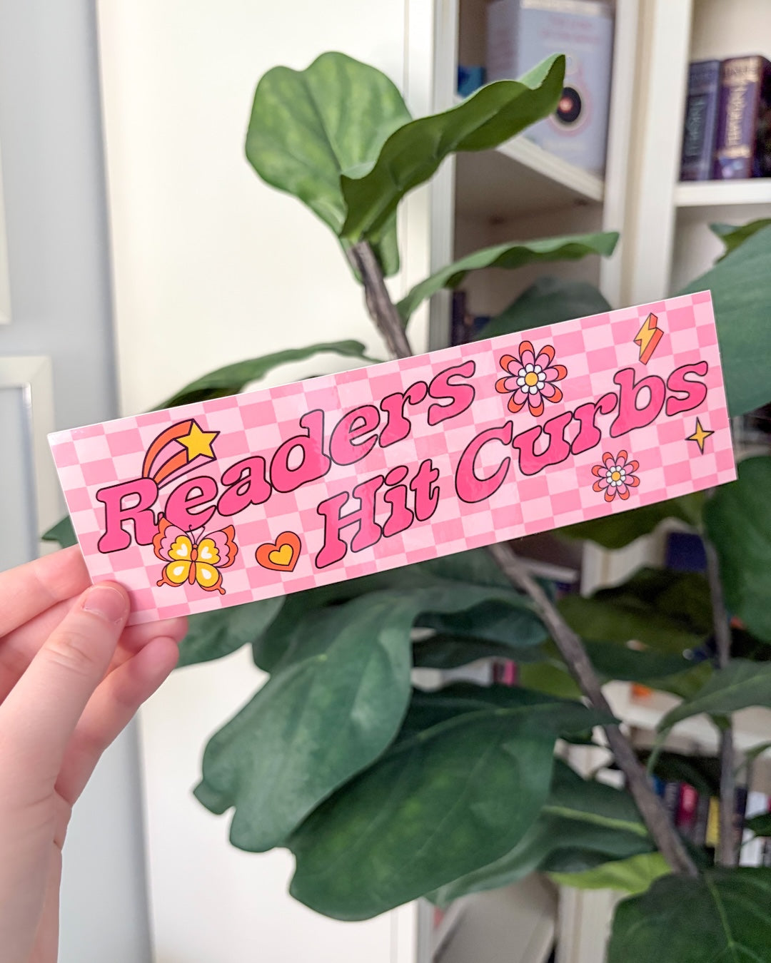 Readers Hit Curbs Bumper Sticker