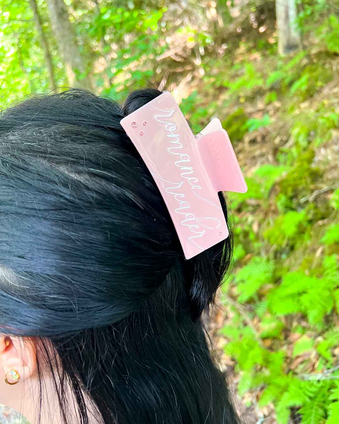 Romance hair claw clip featuring &