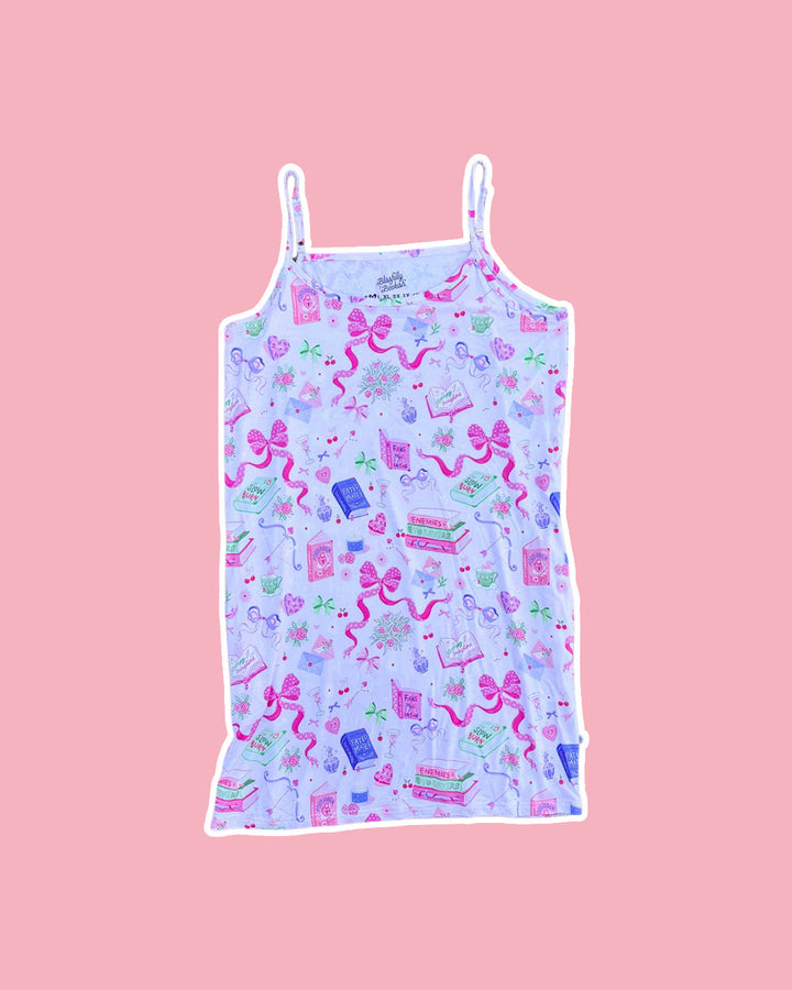 Romance Tropes Bamboo Nightgown Pajamas
