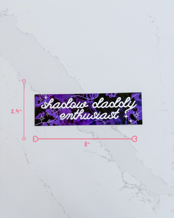 Shadow Daddy Enthusiast Bumper Sticker