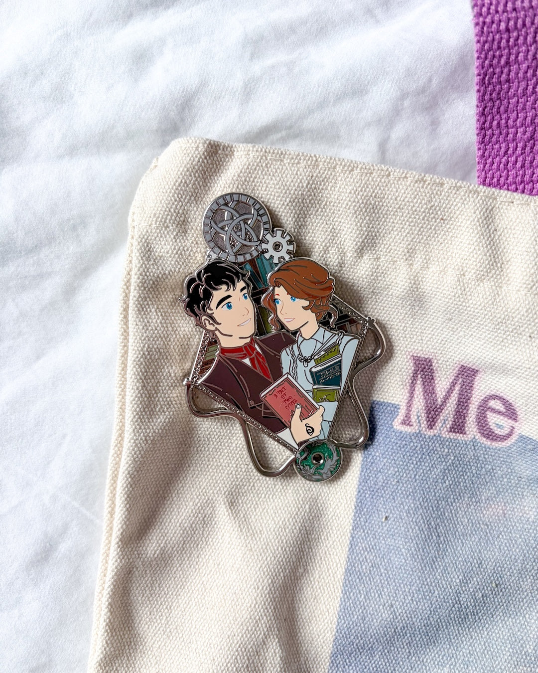 Shadowhunter &amp; Half-Demon Enamel Pin