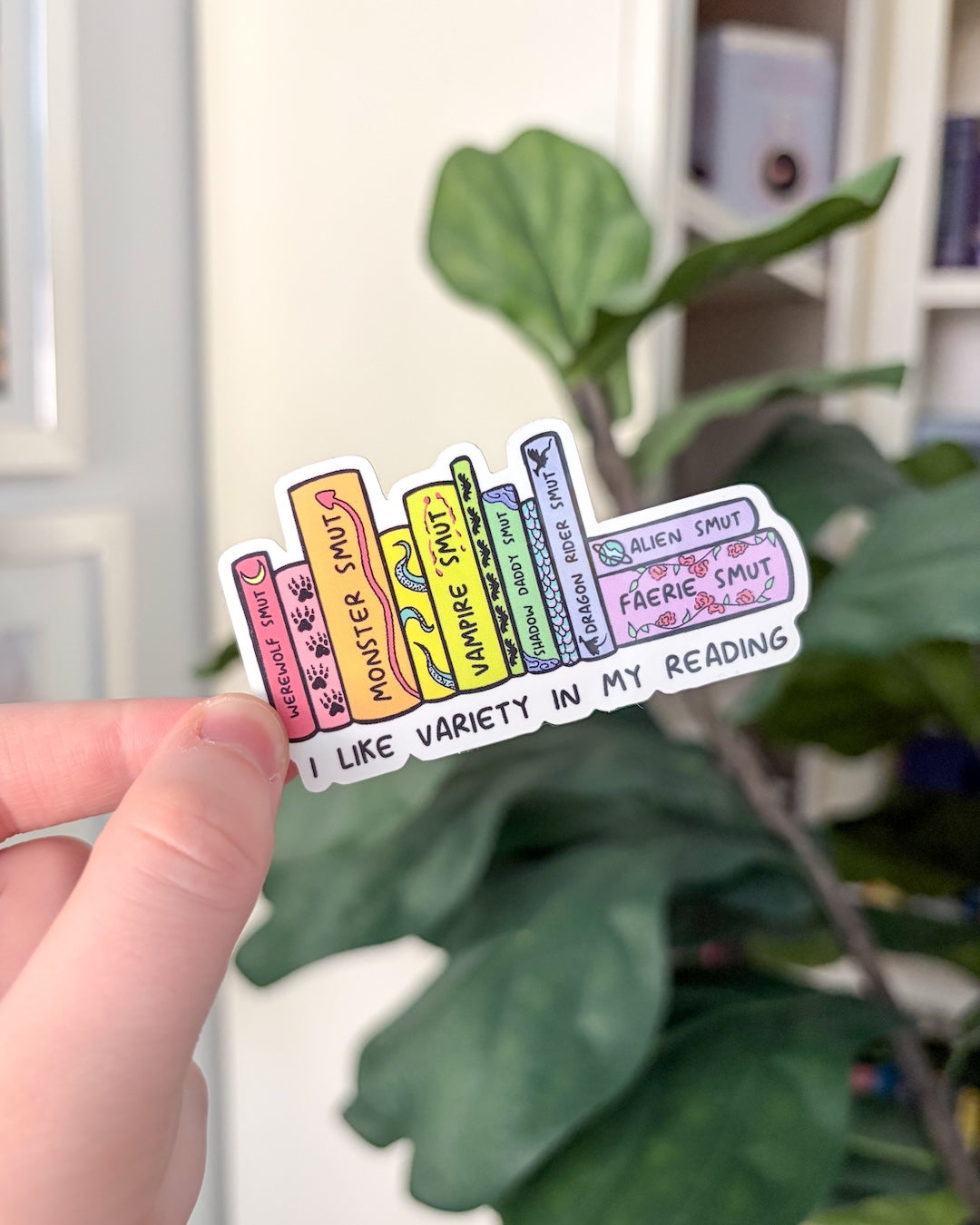 Reading Variety Glossy Sticker