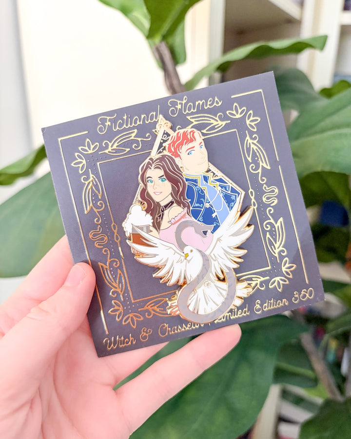 Witch &amp; Chasseur Enamel Pin