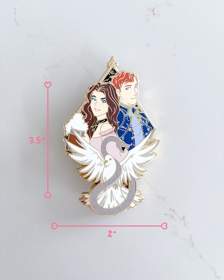 Witch &amp; Chasseur Enamel Pin