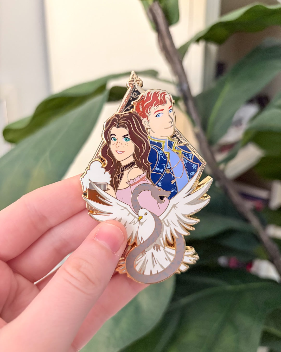 Witch &amp; Chasseur Enamel Pin