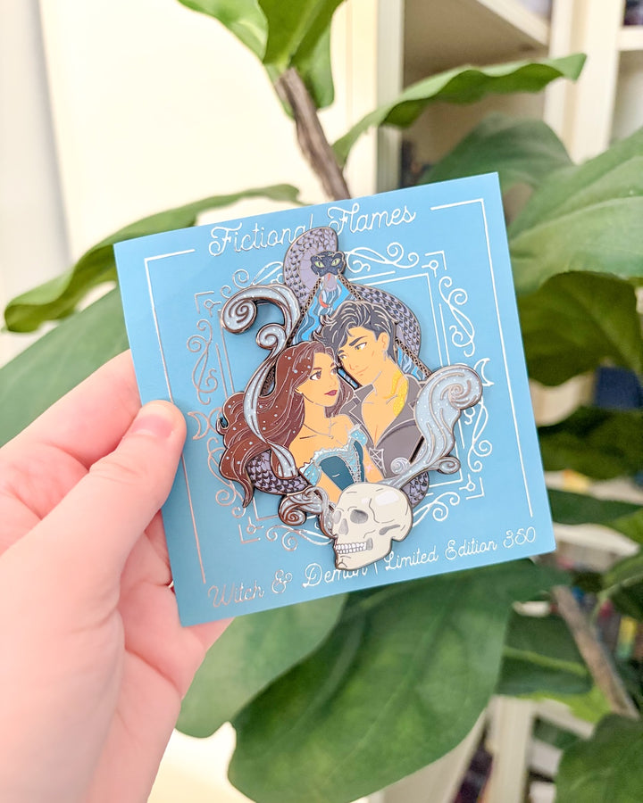 Witch &amp; Demon Enamel Pin