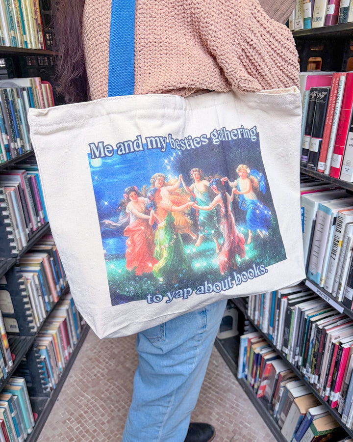 Yapping About Books Fine Art Tote Bag