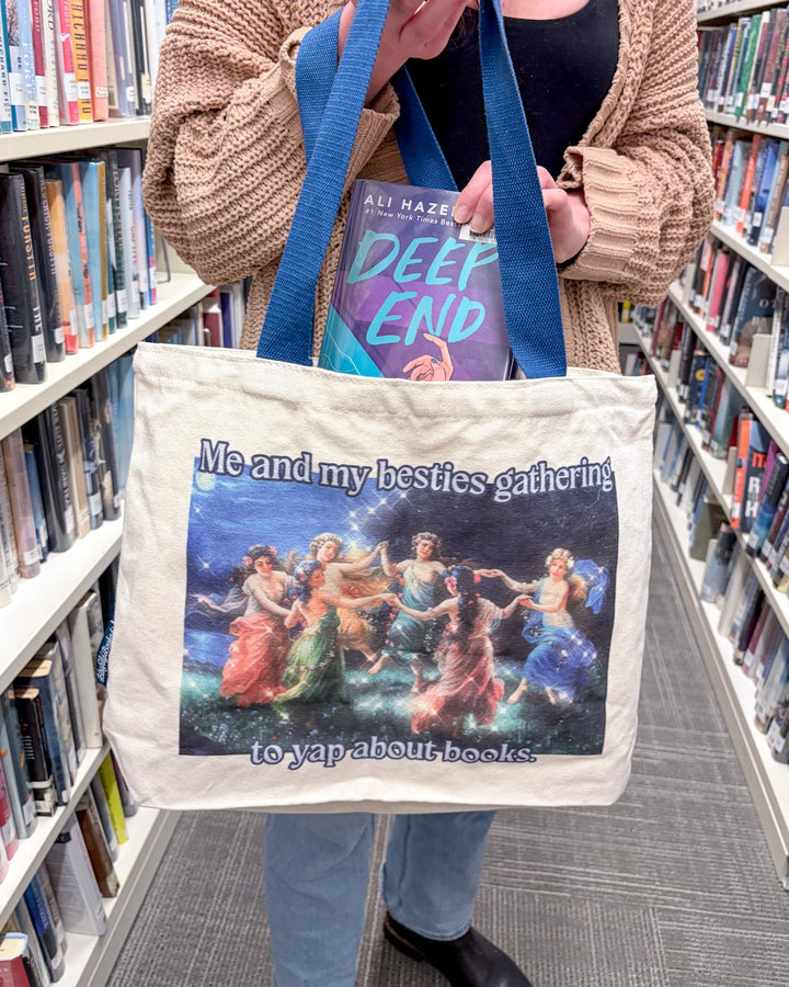 Yapping About Books Fine Art Tote Bag