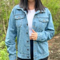 Through Love All is Possible Embroidered Jean Jacket - Image 7