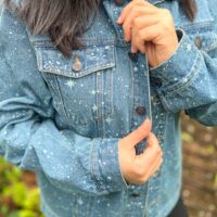 Through Love All is Possible Embroidered Jean Jacket - Image 11