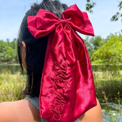 Bad Girl Hair Bow Clip