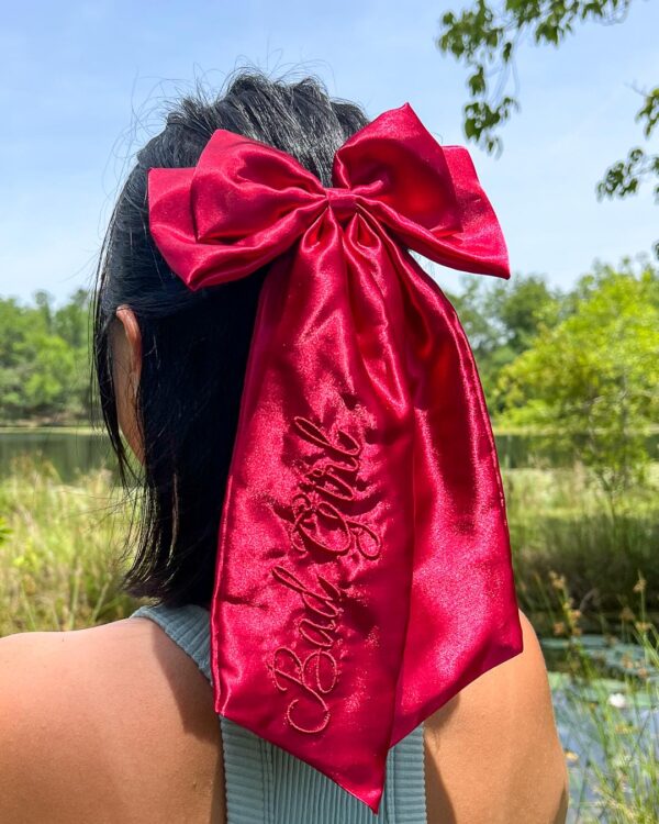 Bad Girl Hair Bow Clip - Image 2