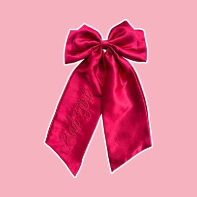 Bad Girl Hair Bow Clip