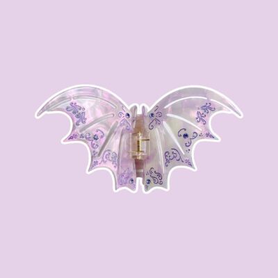 Bat Boys Claw Clip – Pastel Violet