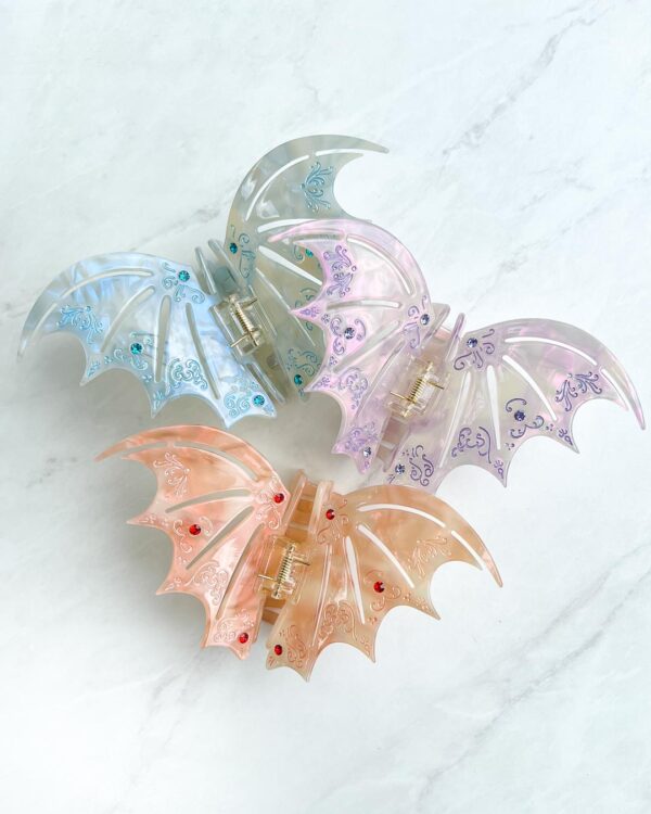 DISCOUNTED BUNDLE: Full Set of Pastel Bat Boys Claw Clips - Image 2