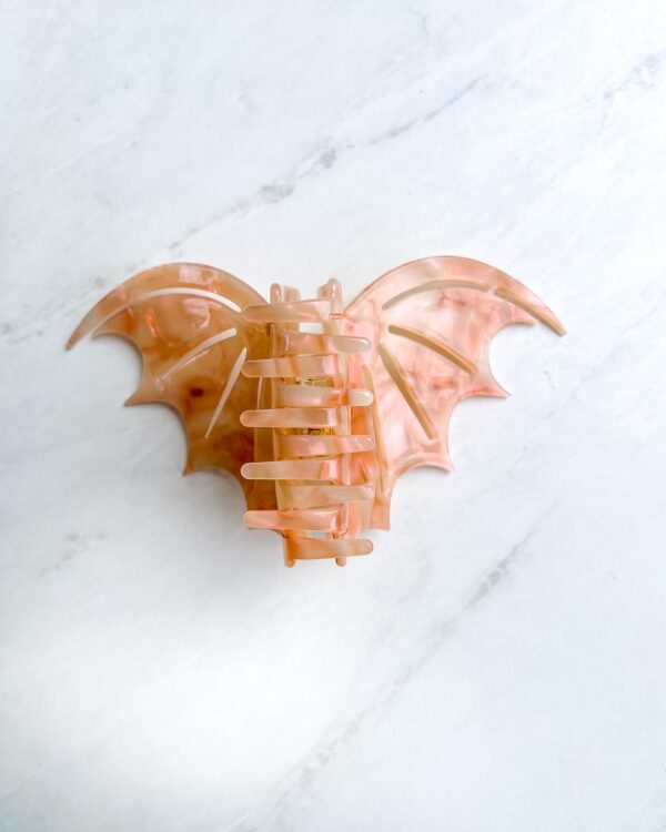 Bat Boys Claw Clip - Pastel Red - Image 7