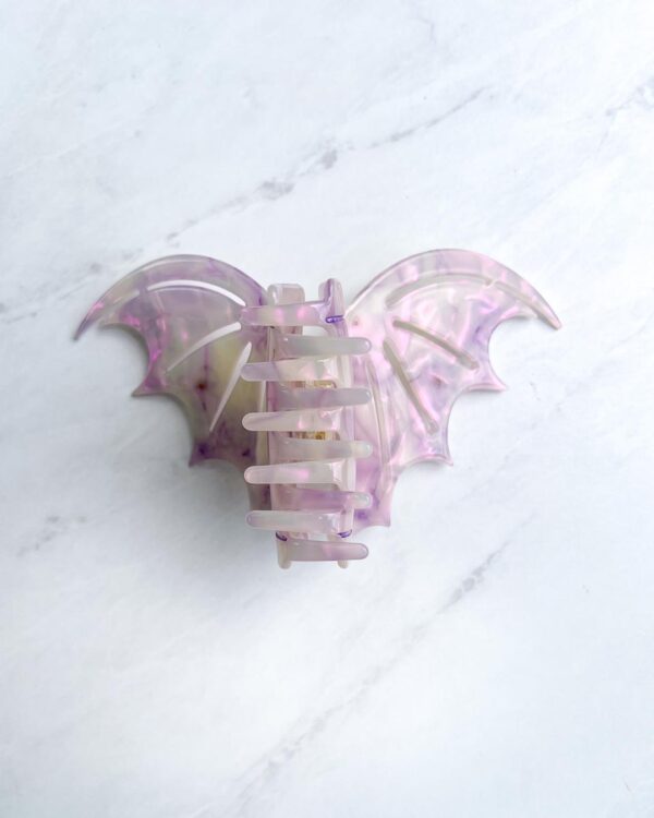 Bat Boys Claw Clip - Pastel Violet - Image 9