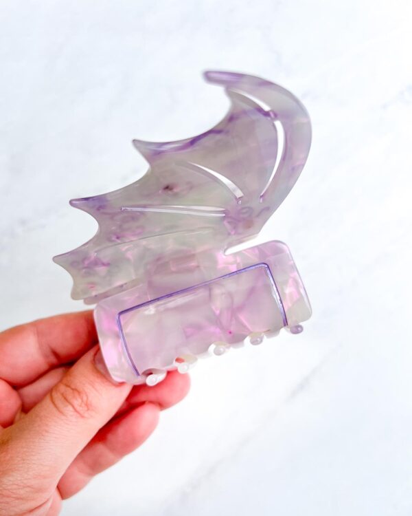 Bat Boys Claw Clip - Pastel Violet - Image 8