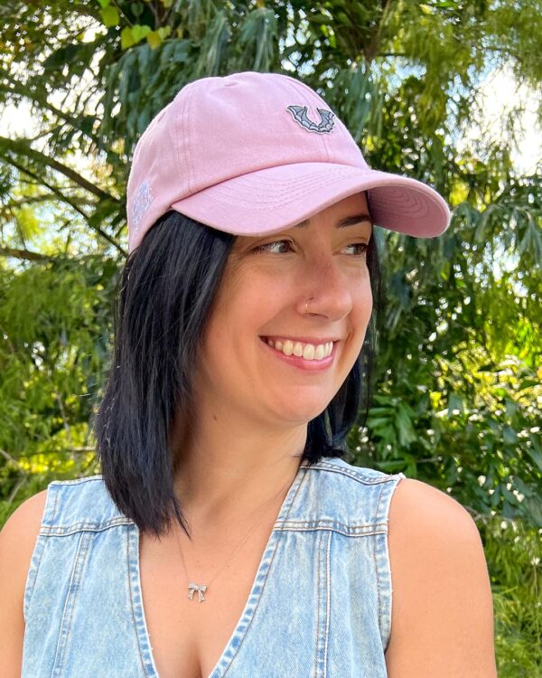 Minimalist Bat Wings Dad Hat - Image 4