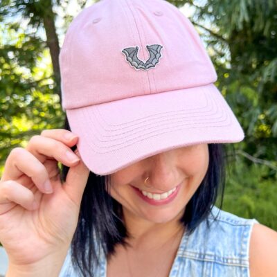 Minimalist Bat Wings Dad Hat