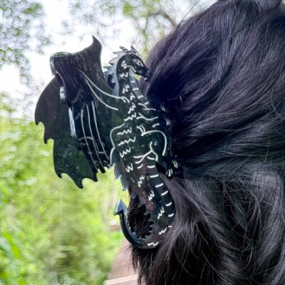 Dragon Hair Claw Clip – Black
