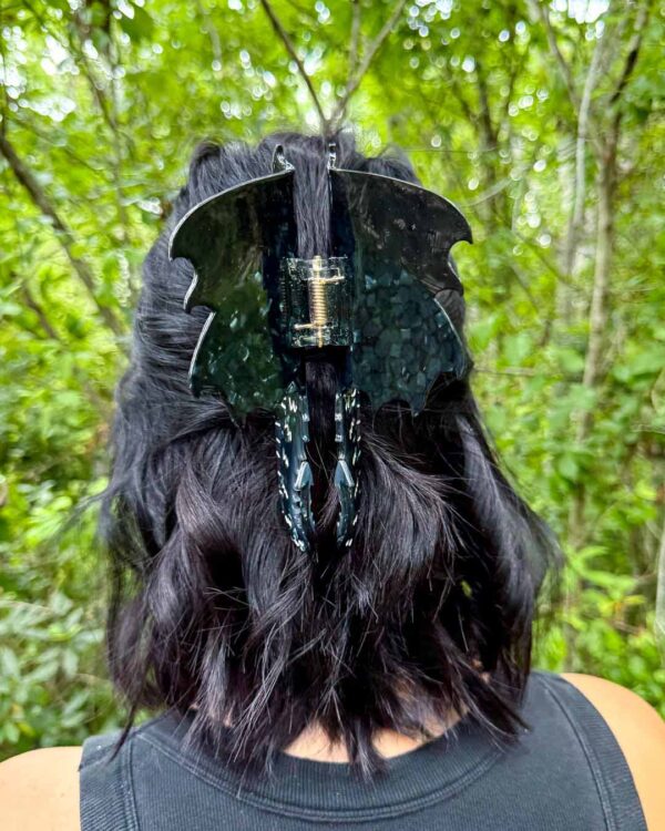 Dragon Hair Claw Clip - Black - Image 4