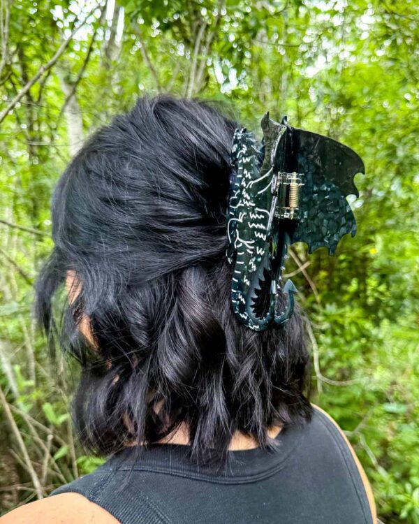Dragon Hair Claw Clip - Black - Image 3