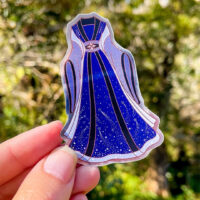 Blood of the Stars Spin the Dawn Sticker Close Up