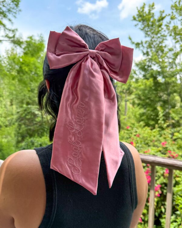 Book Lover Hair Bow Clip - Image 3
