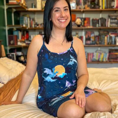 Celestial Dragons Bamboo Pajama Nightgown