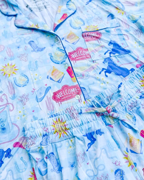 Cowboy Romance Bamboo Pajama Set - Image 2
