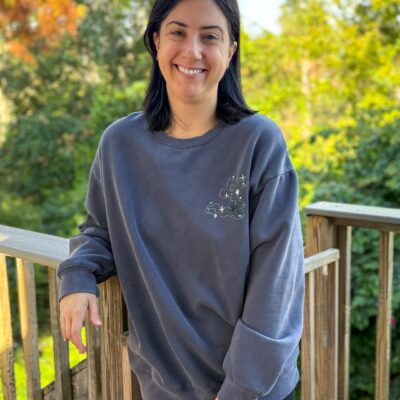 Celestial Dragon Embroidered Sweatshirt