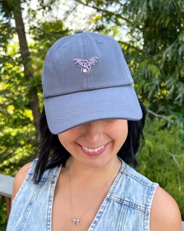 Minimalist Dragon Dad Hat - Image 2